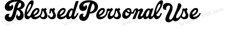 BlessedPersonalUse 常字体转换